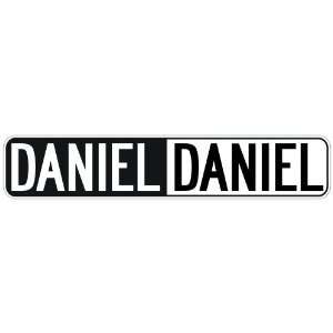 NEGATIVE DANIEL  STREET SIGN