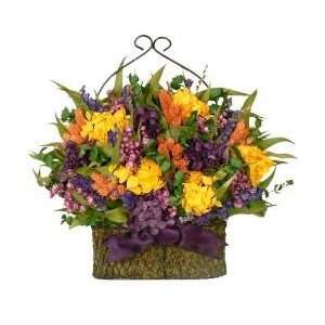  Pretty Easter Morning Bright Bow Floral Basket