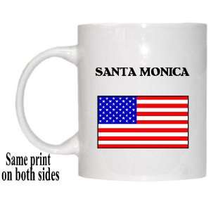  US Flag   Santa Monica, California (CA) Mug Everything 