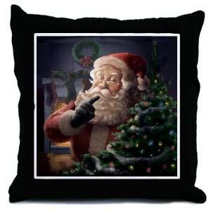  Piebrand Santa Claus Holiday Throw Pillow by  