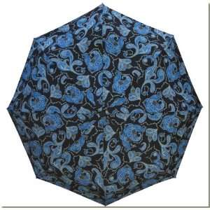 dav Midnight Paisley Compact Umbrella 