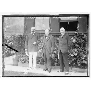  Photo J.P. Morgan, Viscount Haldane and Sir K.M. McKenzie 