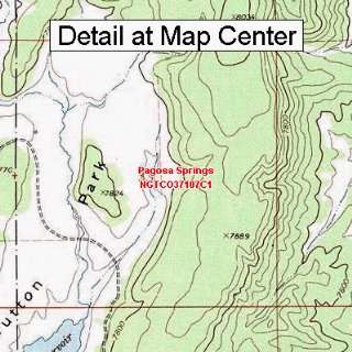   Map   Pagosa Springs, Colorado (Folded/Waterproof)