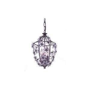  Crystorama 5303 GL Abbie 3 Light Ceiling Pendant in Gold 