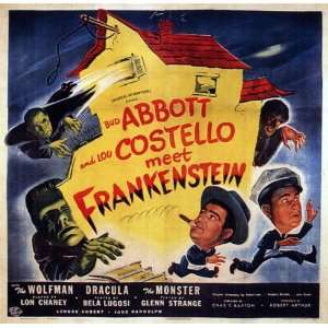  Poster   Abbott and Costello Meet Frankenstein_04   Canvas 