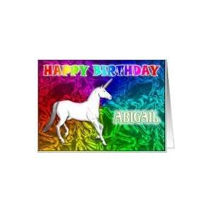  Abigail Birthday, Unicorn Dreams Card Health & Personal 