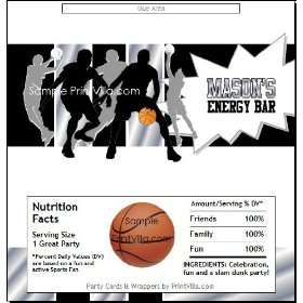  San Antonio Spurs Colored Basketball Candy Bar Wrapper 