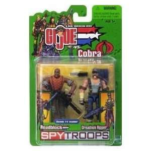  Gi Joe 3 3/4 Roadblock & Dreadnok Ripper 2 Pack Spytroops 