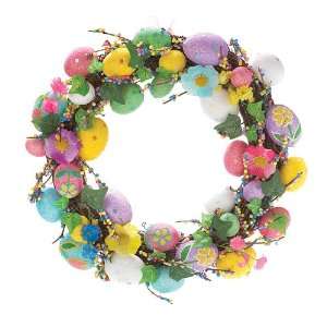  Easter Eggs Wreath (Multi color)   Easter Bunny Party 