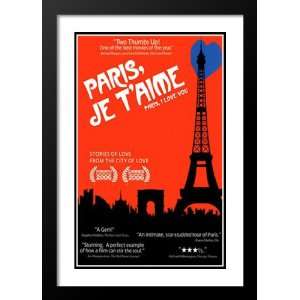  Paris Je Taime 32x45 Framed and Double Matted Movie 