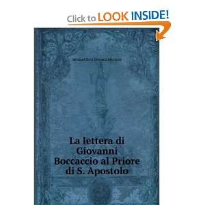 La lettera di Giovanni Boccaccio al Priore di S. Apostolo Salvatore 