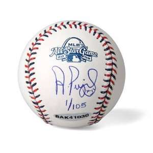  Albert Pujols Autographed 2009 MLB All Star Game Baseball 