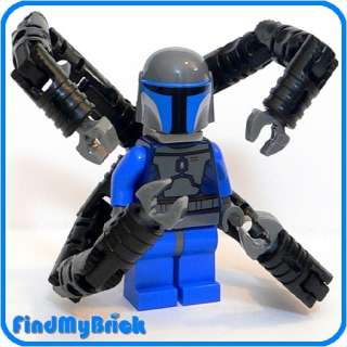 SW157D Lego Star Wars Mandalorian Trooper with Robotics Arms (Doc Ock 