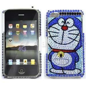  Diamond Blue Cat Designer Hard Protector Case for iPhone 