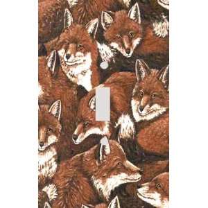  Fox Collage Decorative Switchplate Cover