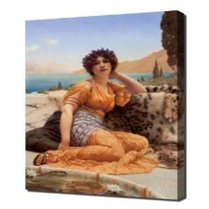  Godward   With Violets Wreathed and Robe of Saffron Hue 