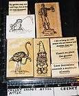 STAMPIN UP NO PLACE LIKE GNOME 8 RUBBER STAMPS