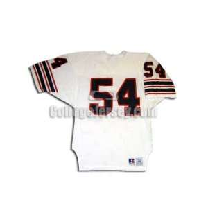  White No. 54 Game Used New Hampshire Russell Football 