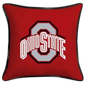  Ohio State Buckeyes Scarlet Sideline Accent Pillow Sports 