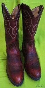 DURANGO TR763 Brown Oiled Briar Leather Cowboy BOOTS Western Mens Sz 8 
