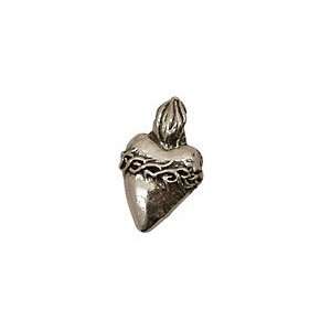  Green Girl Pewter Sacred Heart 13x23mm Charms Arts 