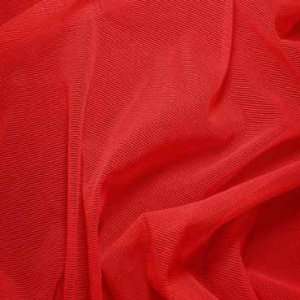 Nylon Spandex Sheer Stretch Mesh Fabric Crimson
