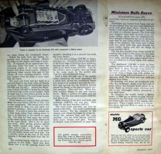 How to Build VINTAGE ROLLS ROYCE PHANTOM IV MODEL CAR 1952 DIY ARTICLE 