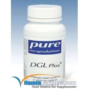  dgl plus 60 vegetable capsules by pure encapsulations 