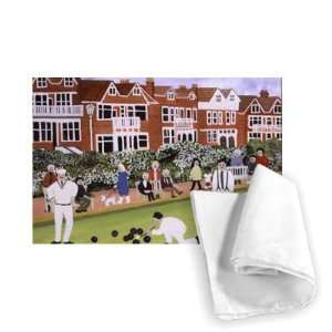  Bowling at Eastbourne by Judy Joel   Tea Towel 100% Cotton 