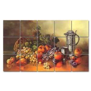   ceramic tiled mural 30 x 18 by Aristophanes Murals