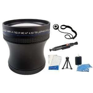  Kit includes High Definition 4.5x Telephoto Lens + Lens Cleaning Pen 