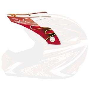  KBC Visor for Moto X6 Helmet     /Hurricane Red/White Automotive