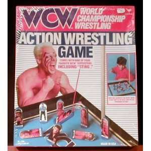  WCW Action Wrestling Game (1991) Toys & Games