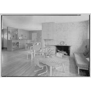 Photo Jesse Oser, residence in Elkins Park, Pennsylvania. Living room 