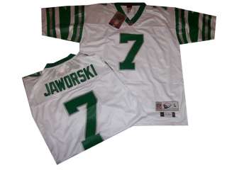 PHILADELPHIA EAGLES Ron Jaworski THROWBACK RBK White Jersey XL  