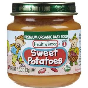 Healthy Times Premium Organic Baby Food, Sweet Potatoes, Stage 1, 4 oz 