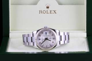 Mens Rolex Silver Jubilee Diamond Dial Datejust 116234  
