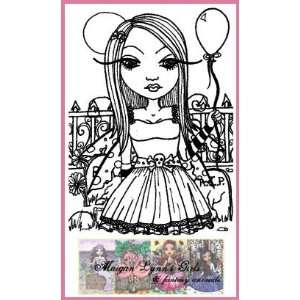  Nixie Girl Unmounted Rubber Stamp 