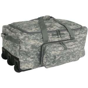  Army Digital Camo Deployment/Container Bag with Tri Wheel 