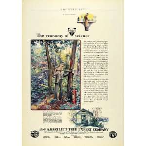  1929 Ad F.A. Bartlett Tree Experts Dendrology Pathologist 