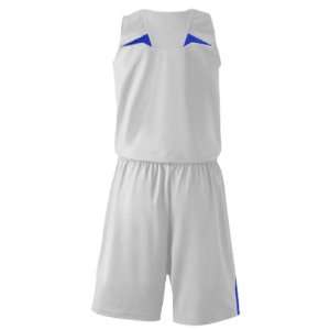  Holloway Ladies Mansfield Basketball Shorts H220   WHITE/ROYAL 