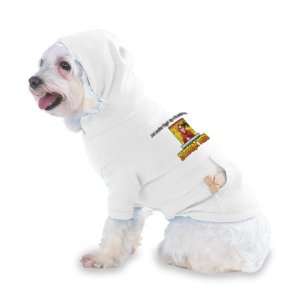   DESIGN Hooded (Hoody) T Shirt with pocket for your Dog or Cat XS White