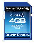 Delkin Devices DDSDPRO2 4GB   Open Box 4GB SDHC Class 6 Memory Card