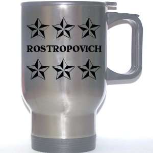  Personal Name Gift   ROSTROPOVICH Stainless Steel Mug 