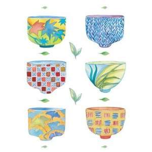  Kimono Tea Cups I   Poster by Lois Bender (16x20)