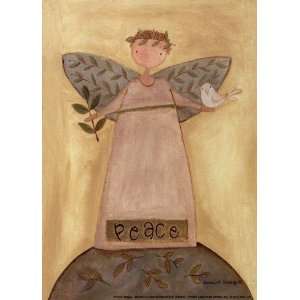    Peace Angel   Poster by Bernadette Deming (5x7)