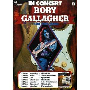  Rory Gallagher   Against The Grain 1975   CONCERT   POSTER 