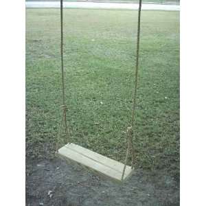    Natural ACQ Tree Swing with Natural Manila Rope Toys & Games