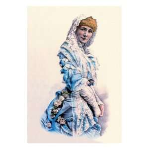  Sarah Bernhardt by Currier & Ives , 24x32