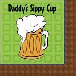 Daddys Sippy Cup Bev Napkin